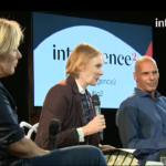 Saving capitalism: An image of Yanis Varoufakis, Gillian Tett, and Ann McElvoy during a debate about saving capitalism.