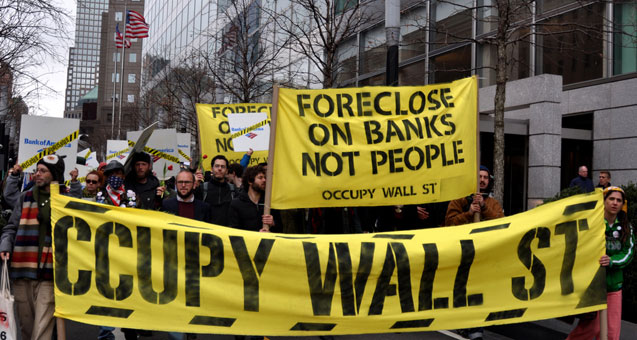 Angrynomics: Image of an Occupy Wall St. Protest