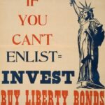 Image of a Liberty Bonds poster, used for financing world war one