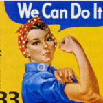 Image of "Women Support War Effort" stamp.